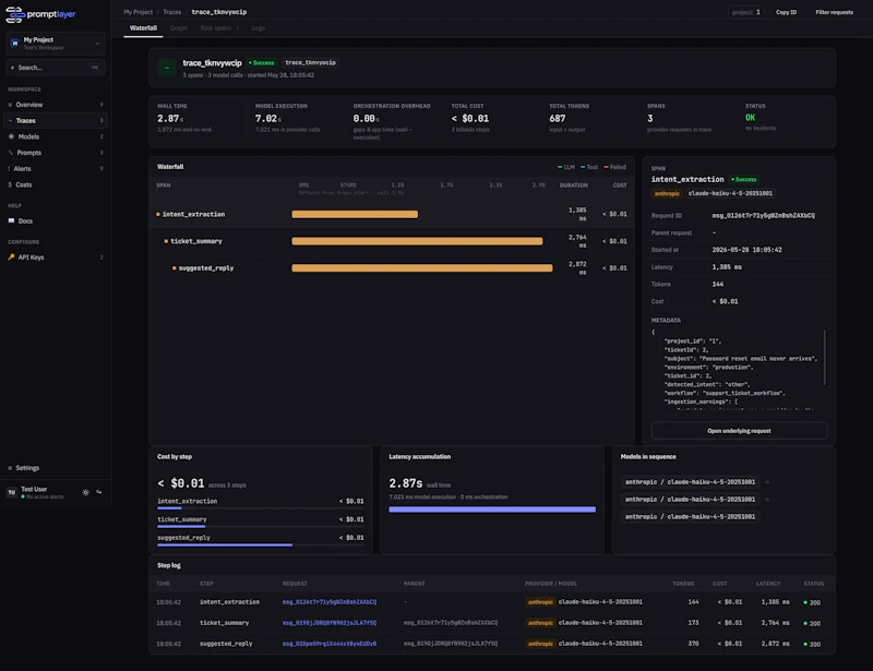 PromptLayer screenshot 3