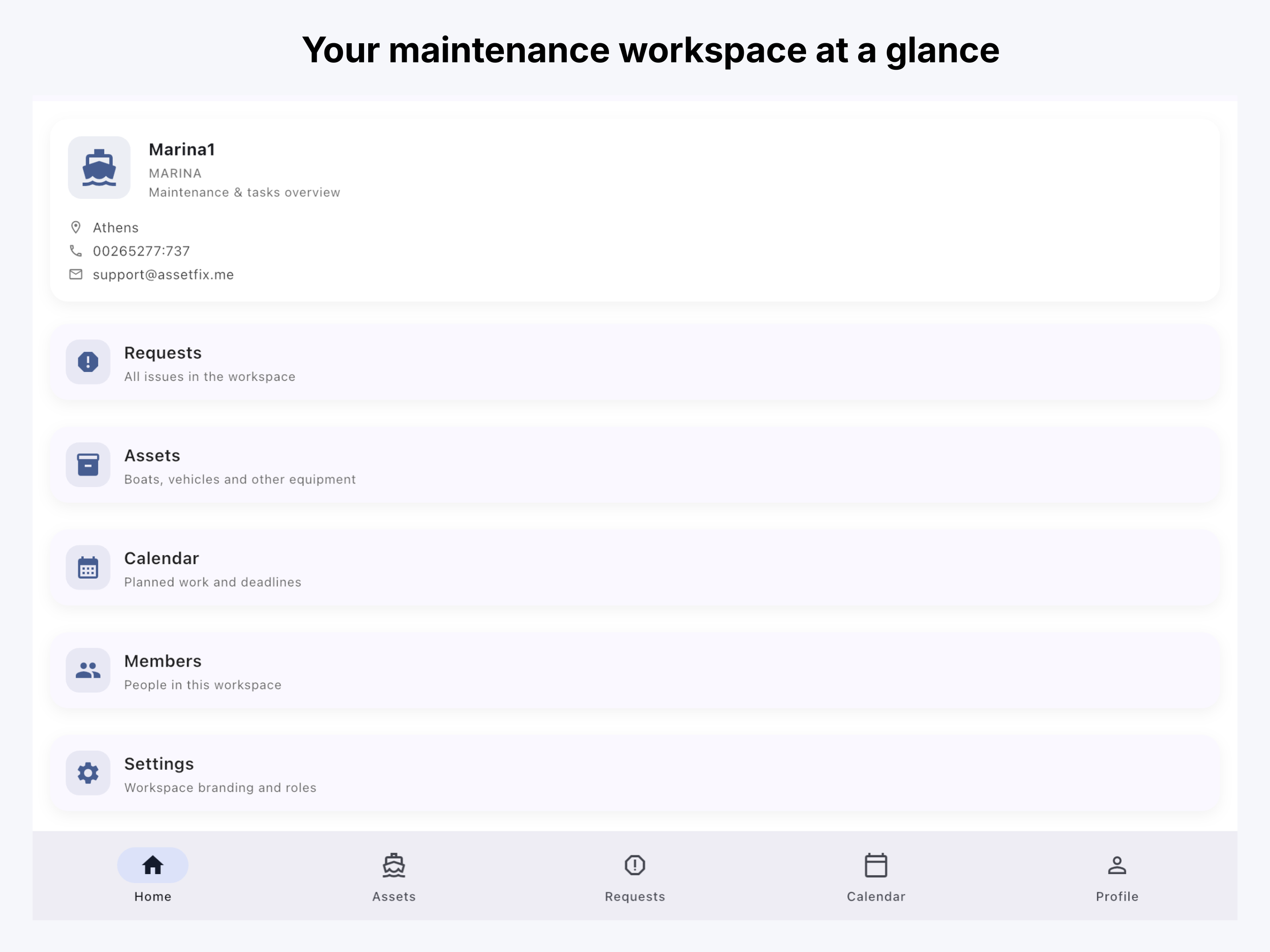 AssetFixMe–Asset & maintenance tracking gallery image
