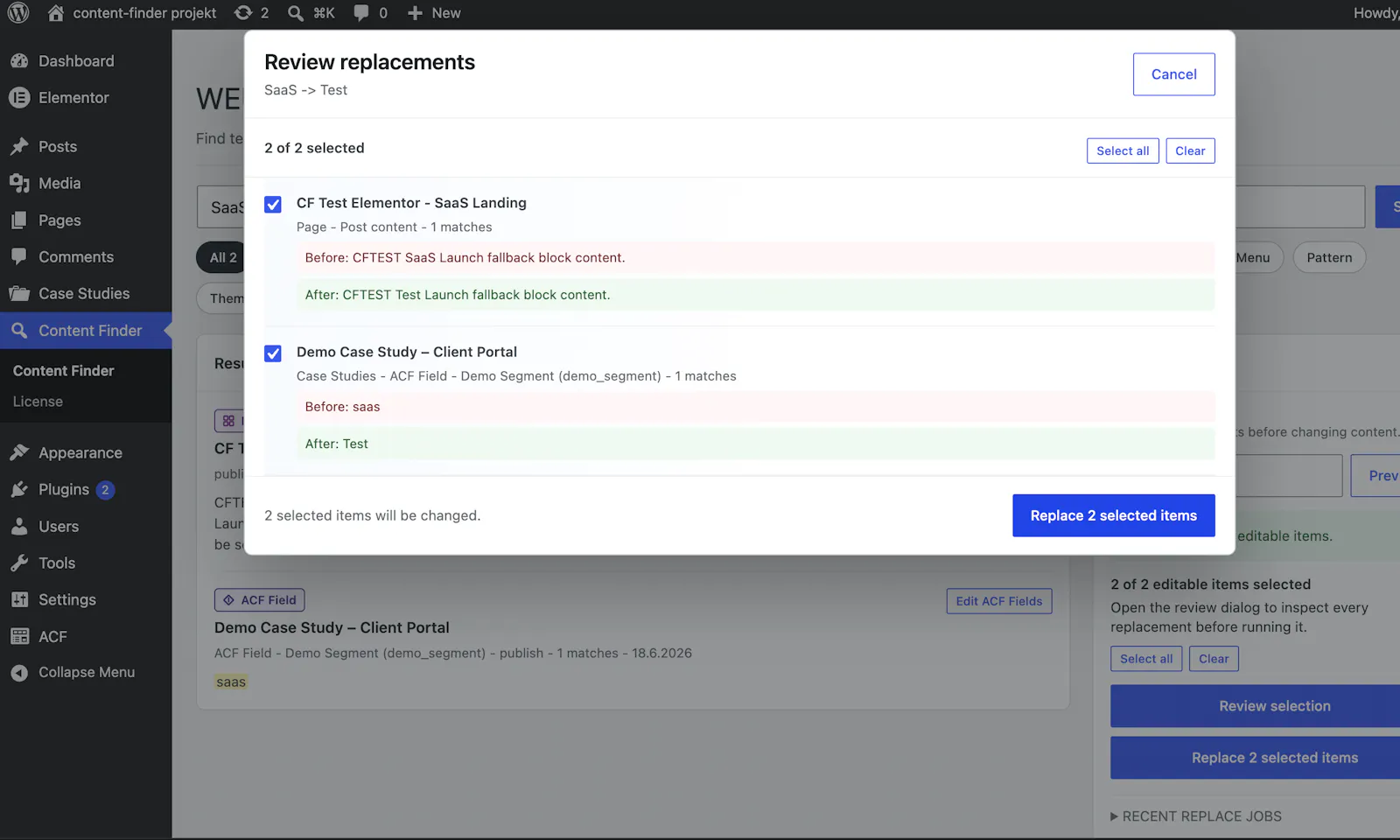 WEUX Content Finder screenshot 4