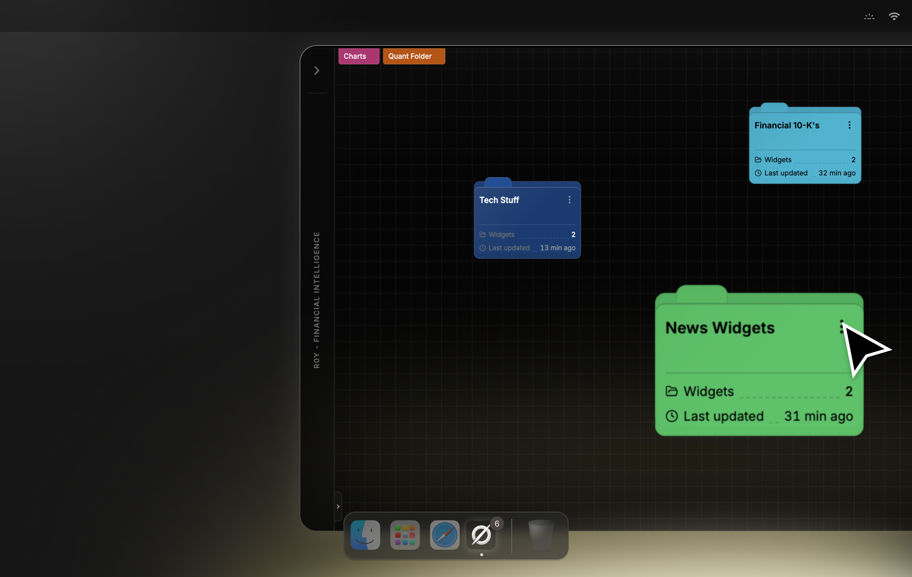 R0Y — AI Financial Studio gallery image