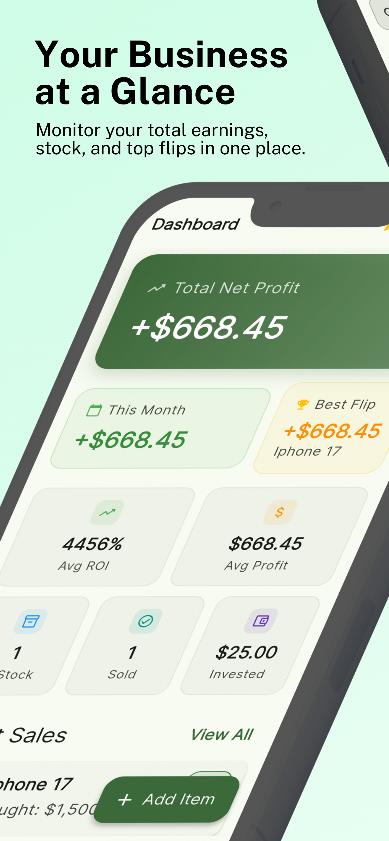 FlipLedger - profit tracker gallery image