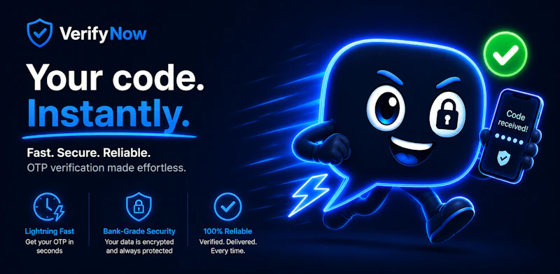 VerifyNow - OTP & SMS Verify screenshot 1