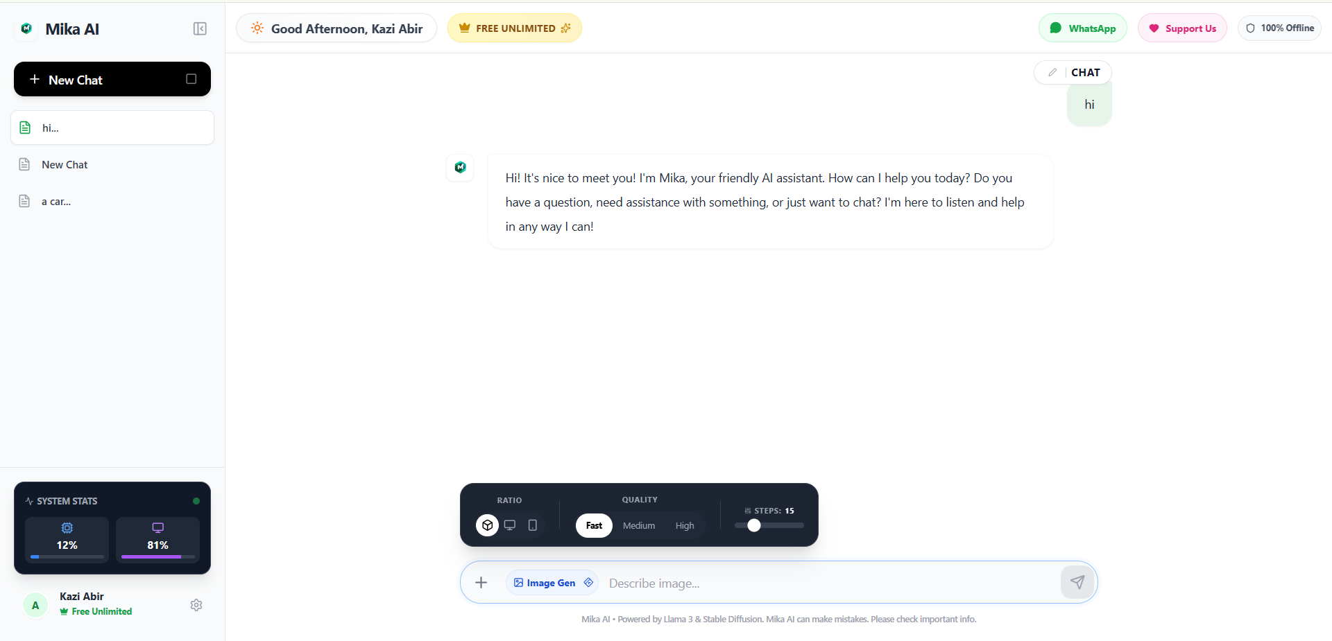 Mika AI - Screenshot 5 showing product features and functionality