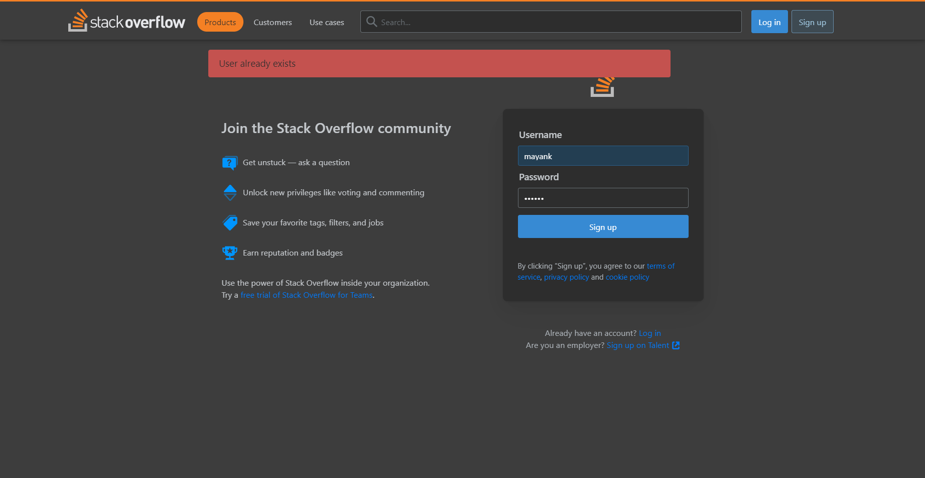 Stack Overflow Clone (MERN) gallery image