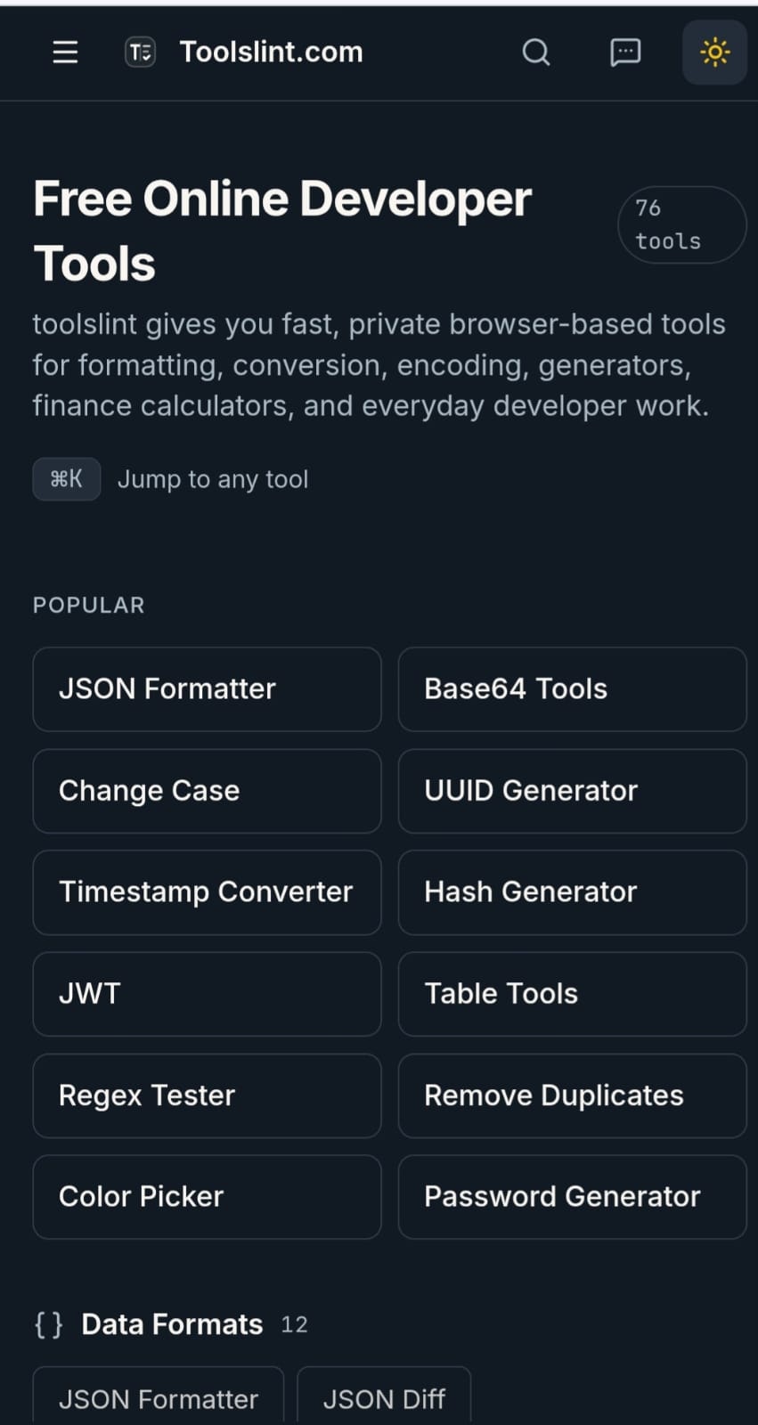 Toolslint gallery image