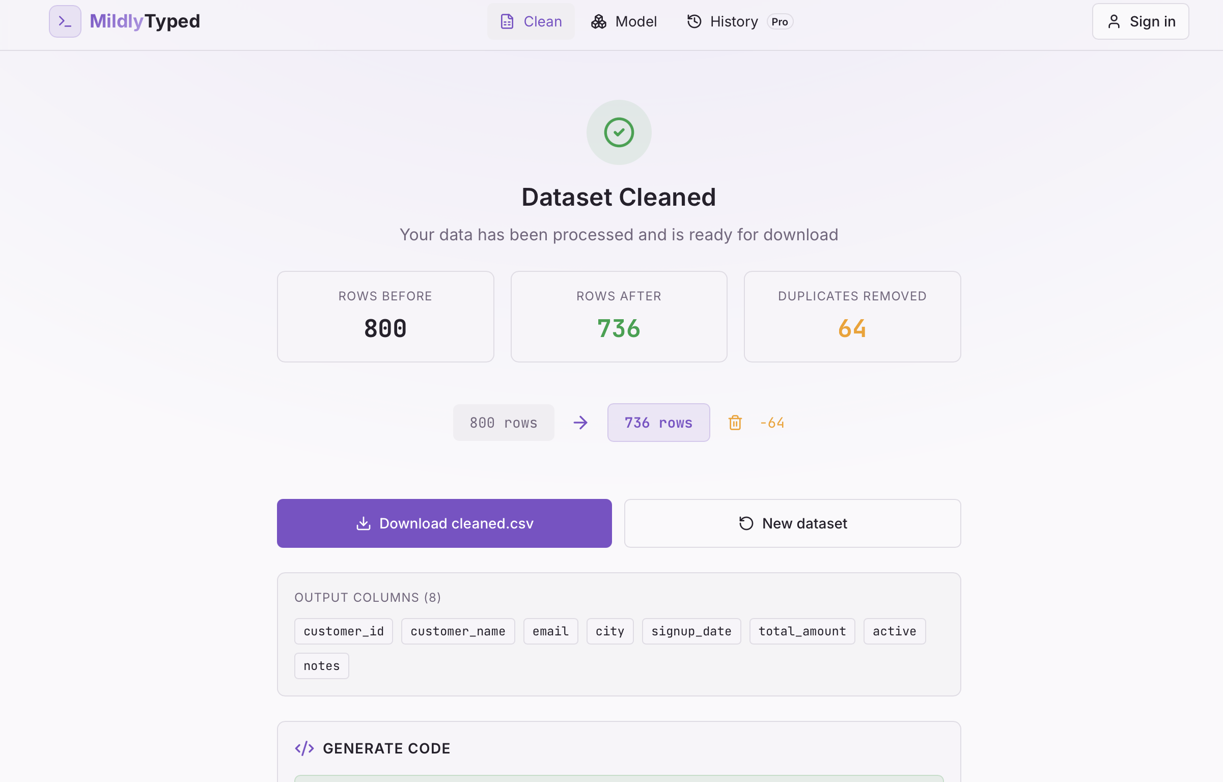 MildlyTyped gallery image