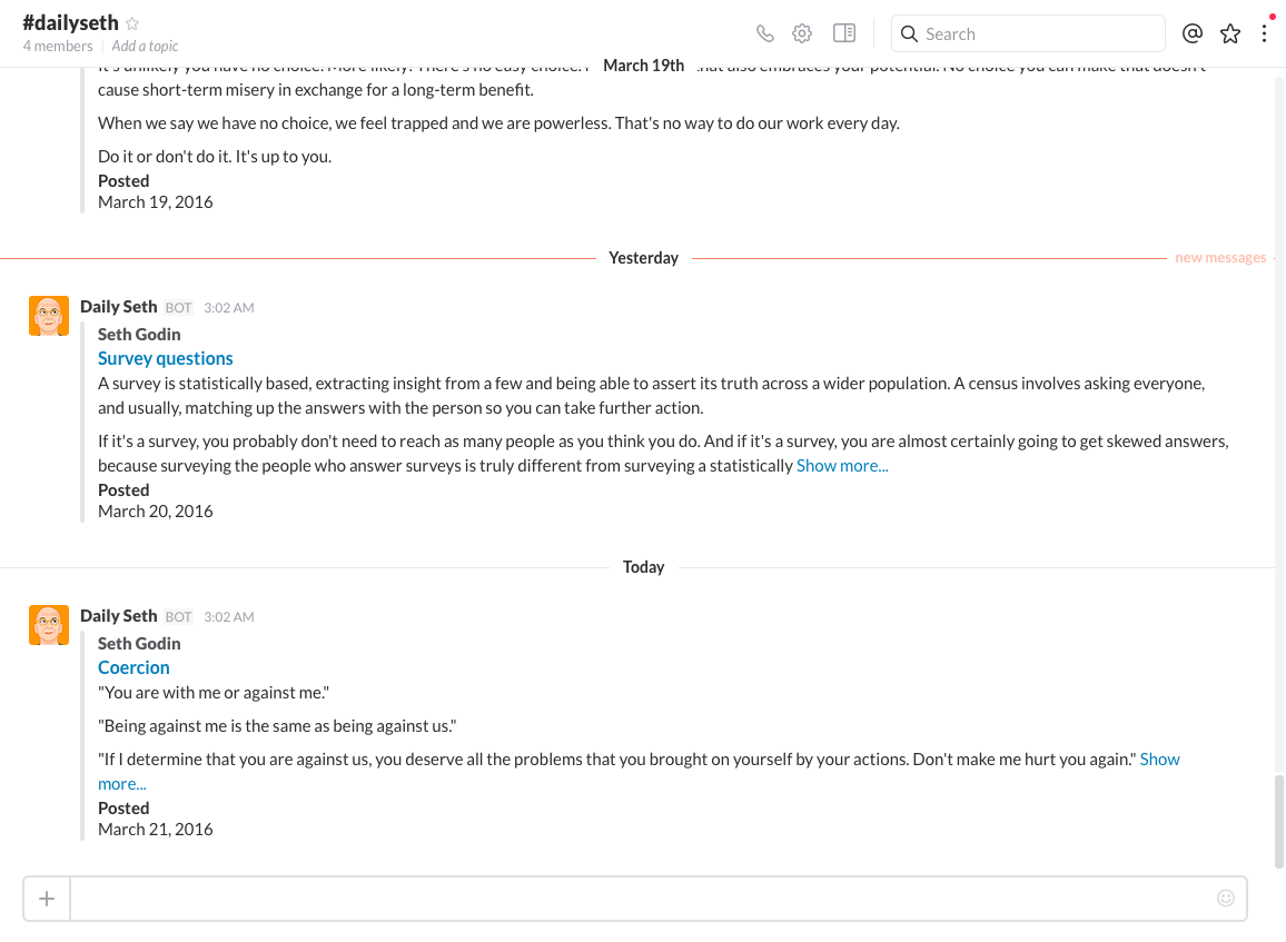 Daily Seth gallery image