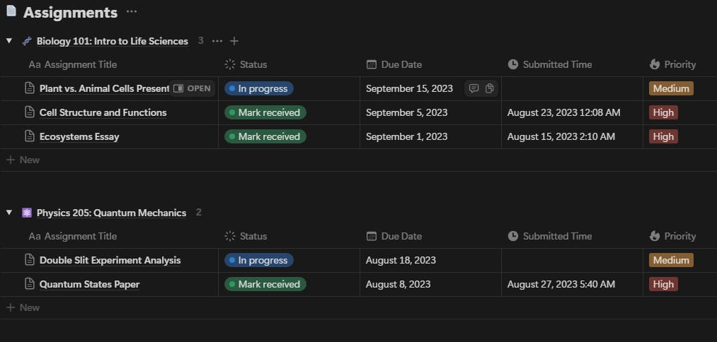 notion assignment tracker media 1