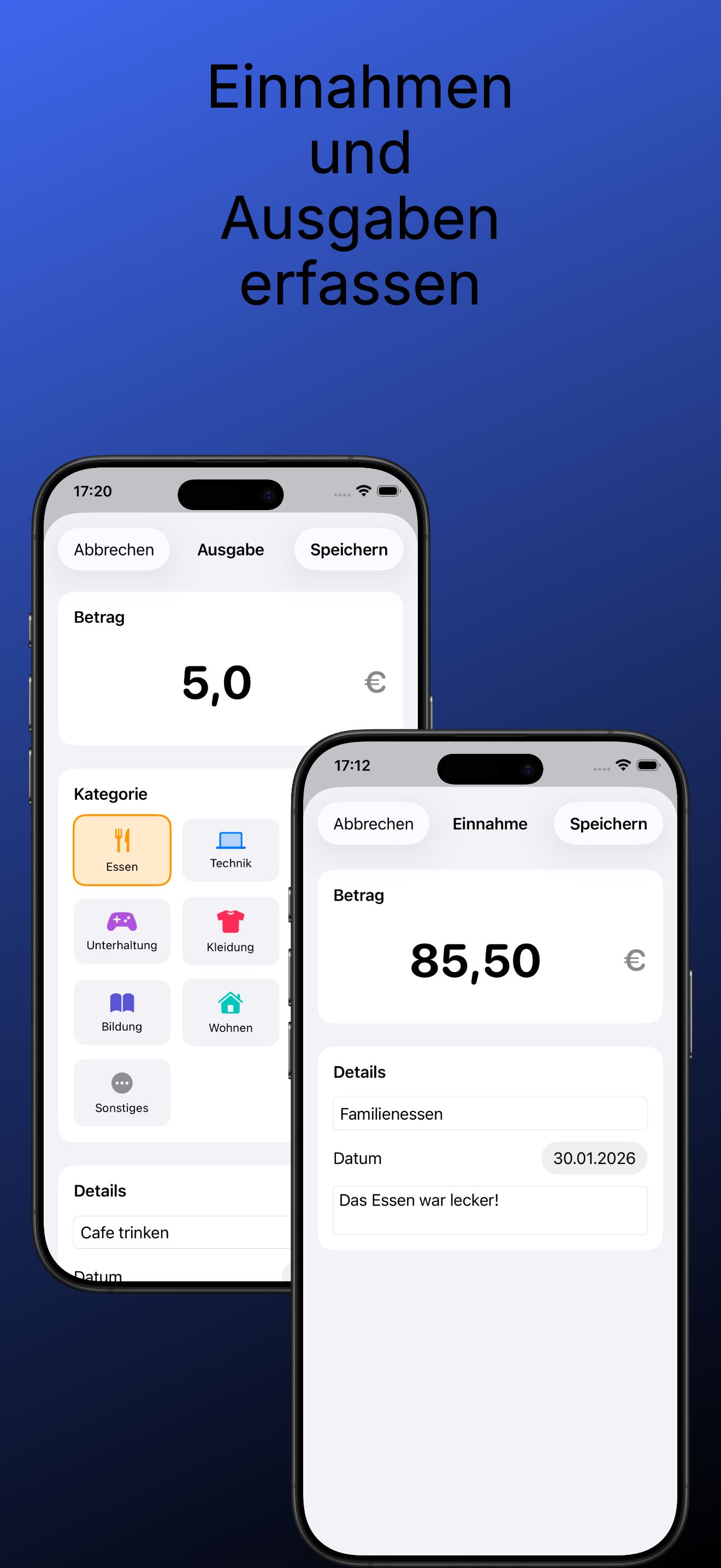 Geldtracker – Deine Finanzen - Screenshot 2 showing product features and functionality