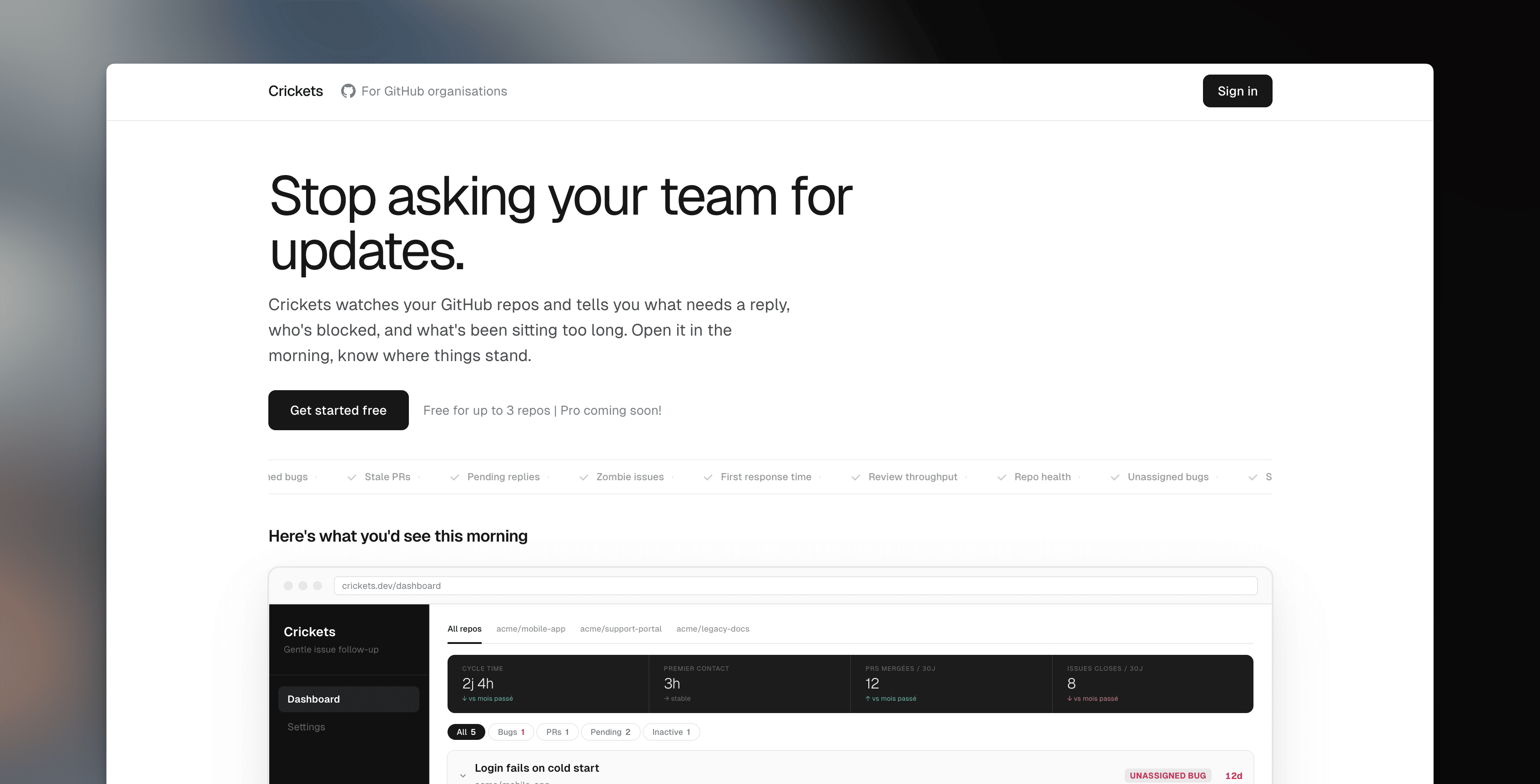 Crickets gallery image