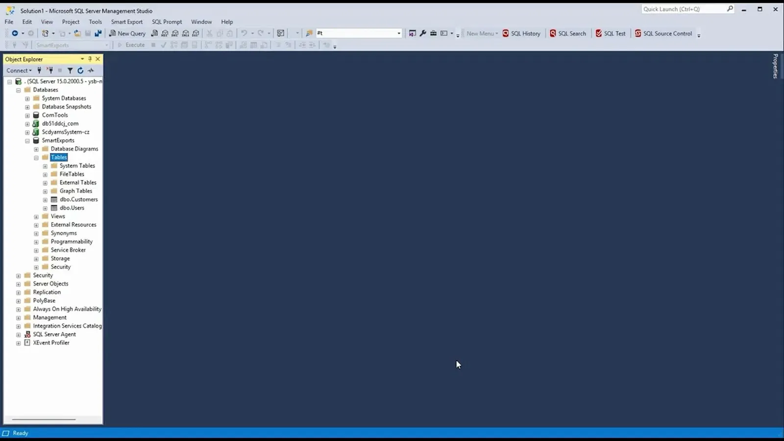 SSMS SQL Editor & Export Tool screenshot 1 (video preview)