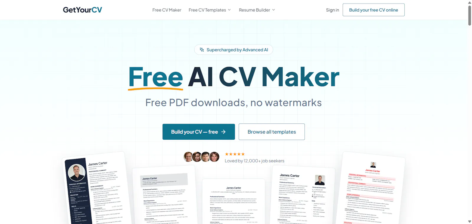 GetYourCV screenshot 1