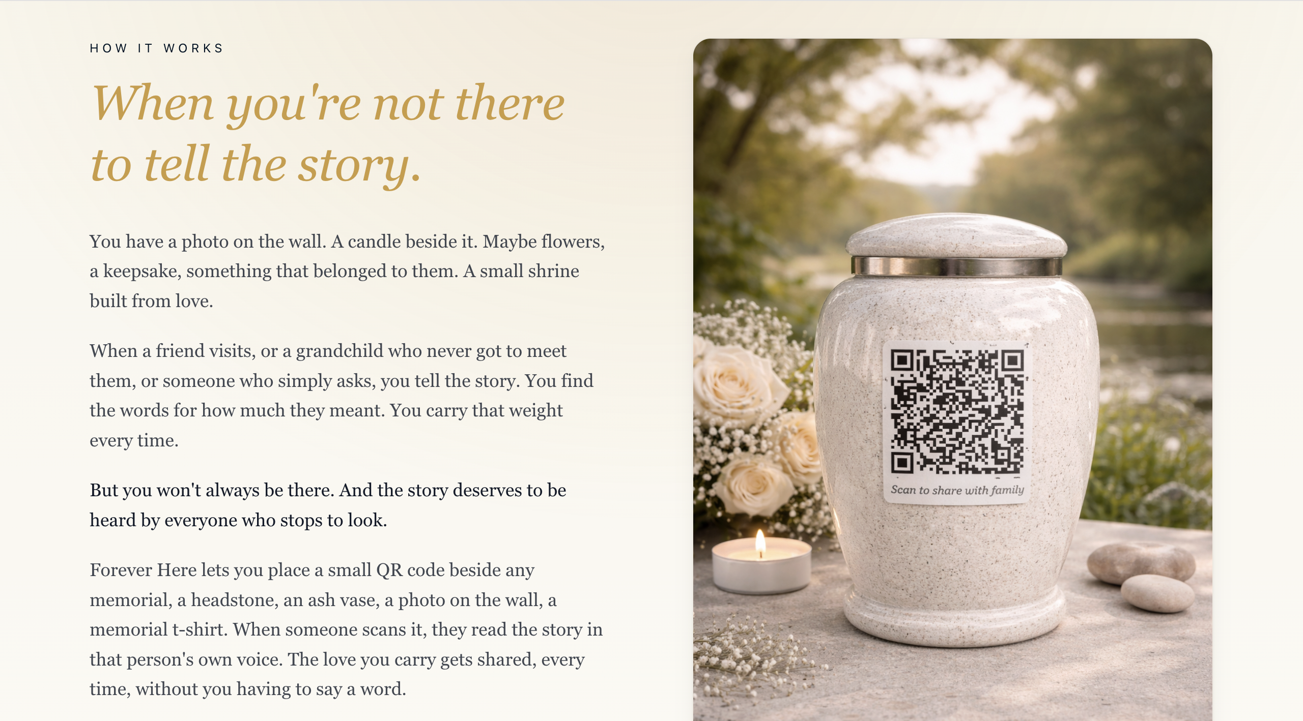 QR Headstone gallery image