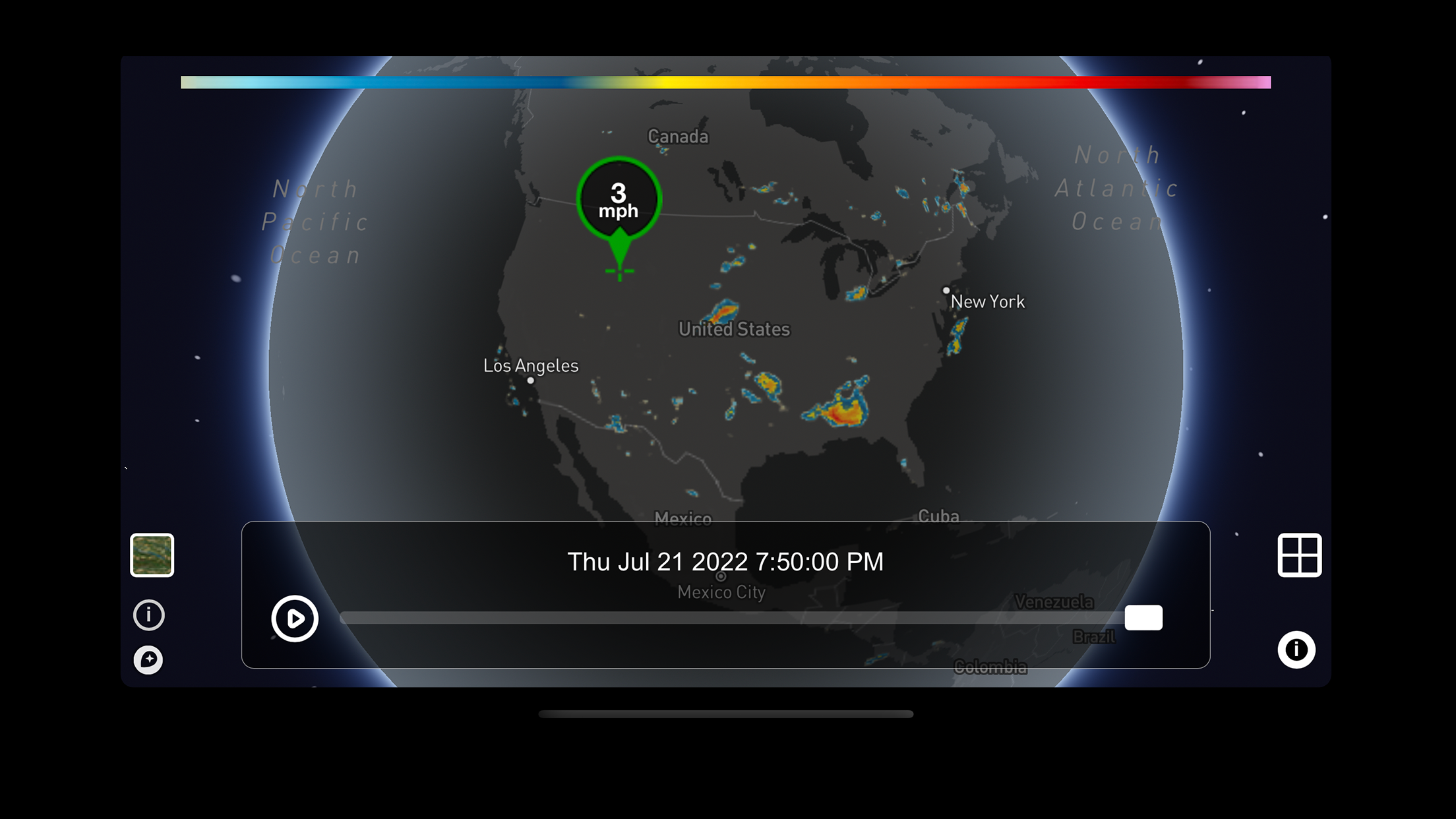 Wx4me - Hyperlokaal weer.Rain kijker radar en Apple Weatherkit. media 4