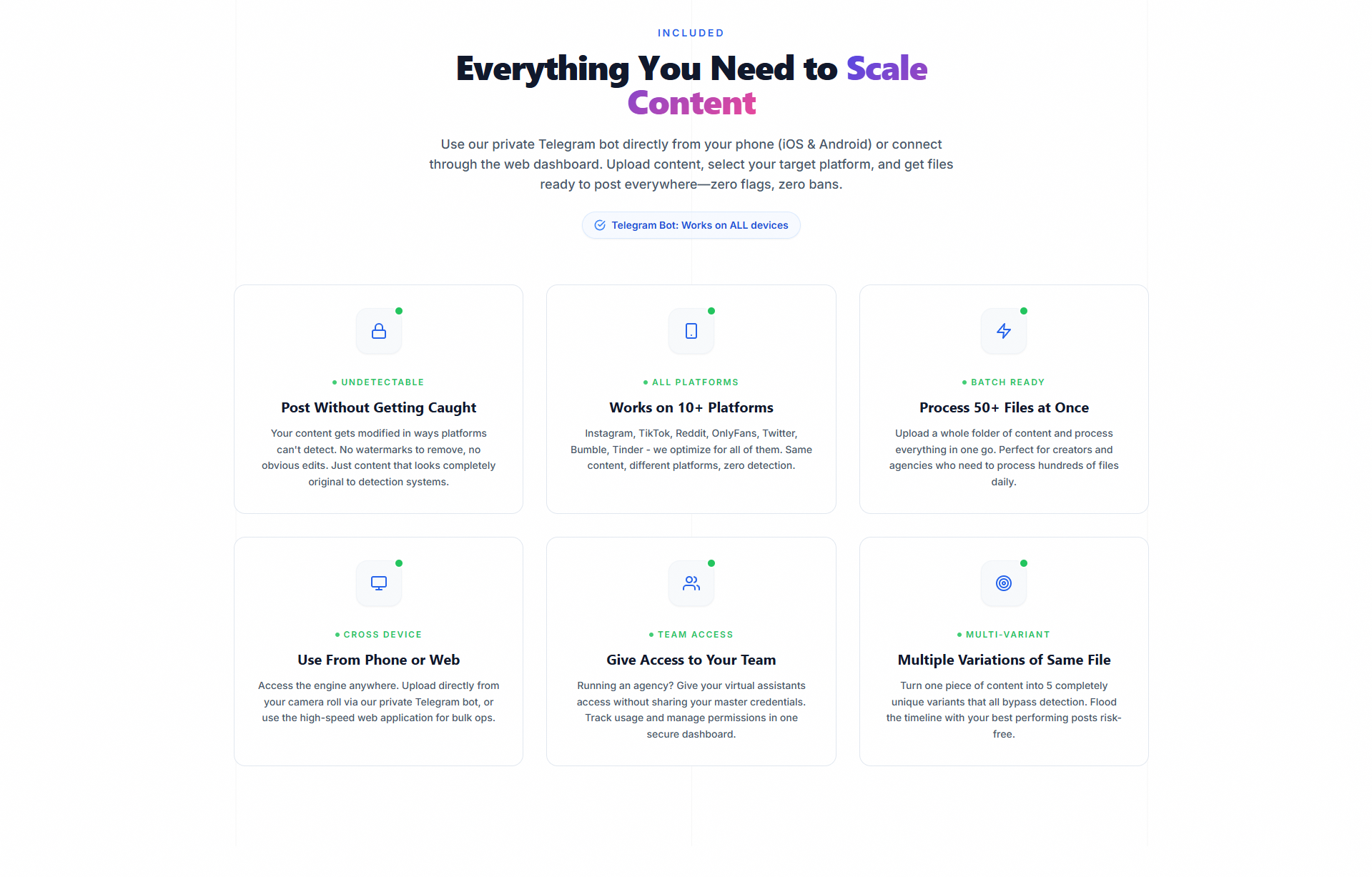ShadowReel - Screenshot 3 showing product features and functionality