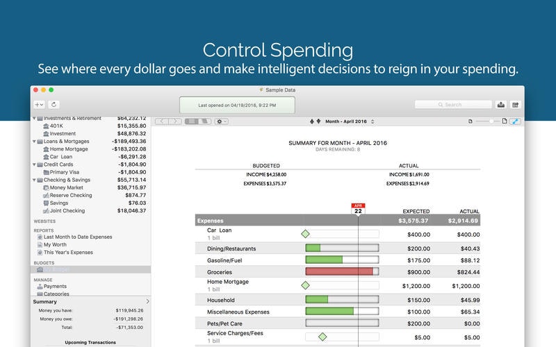 Banktivity 5 gallery image