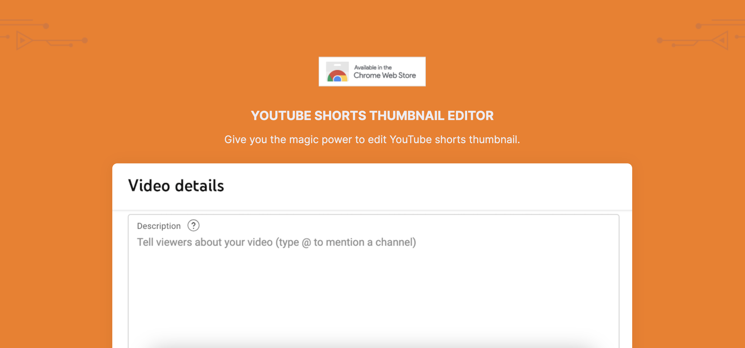 Media Trình chỉnh sửa hình thu nhỏ của YouTube Short Shorts - Cung cấp cho bạn sức mạnh ma thuật để chỉnh sửa hình thu nhỏ của YouTube Short Short 1
