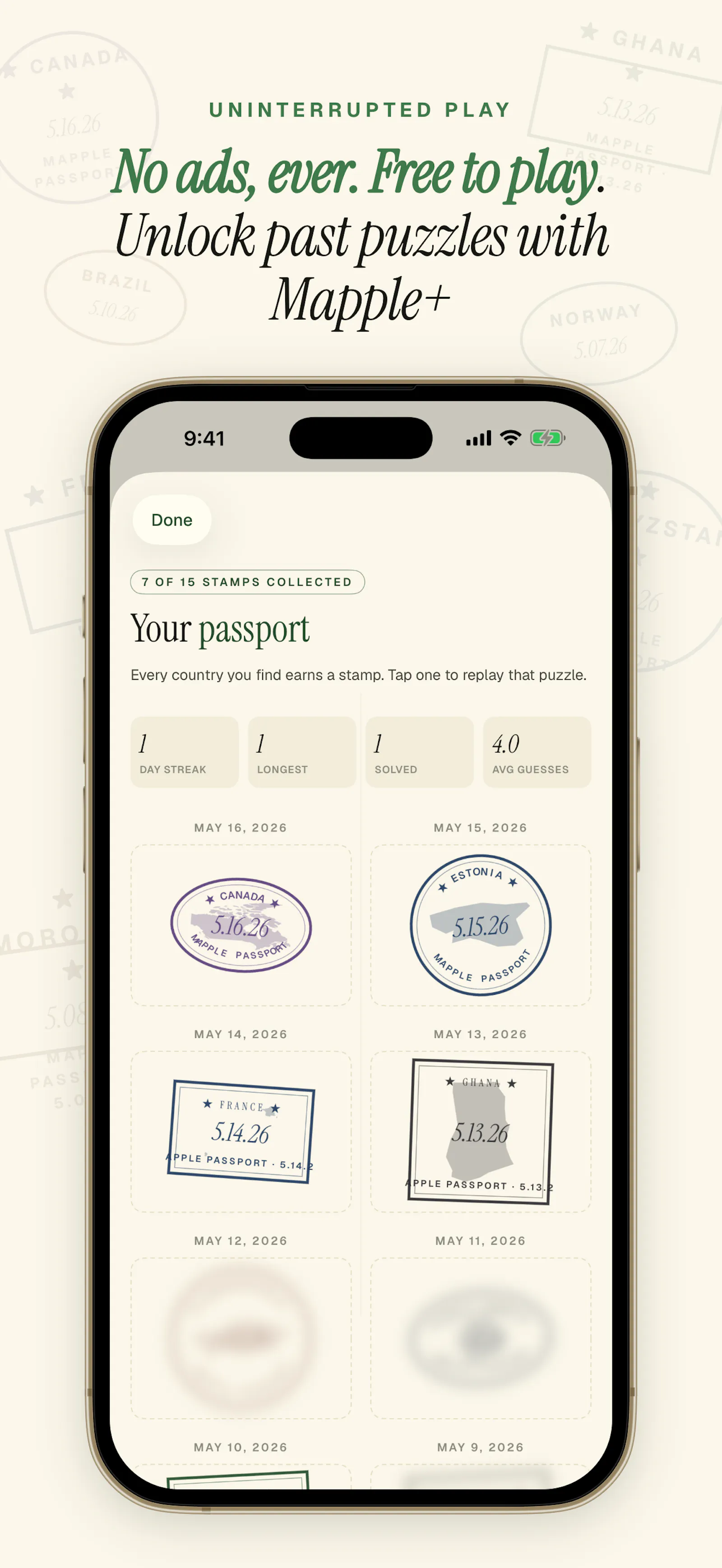 Mapple - A Daily Map Puzzle screenshot 6