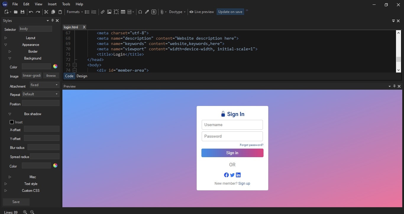 Onda HTML media 1