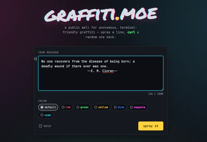 graffiti.moe screenshot 2