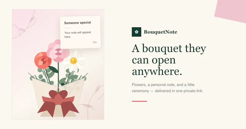 BouquetNote screenshot 1
