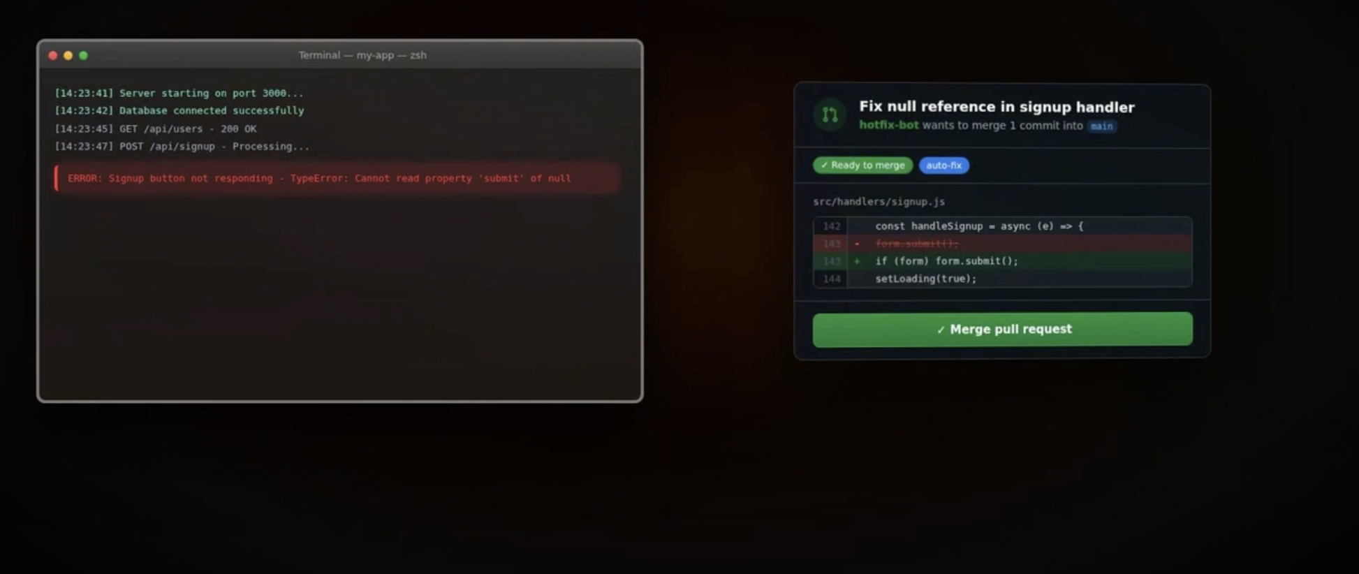 Hotfix - Screenshot 4 showing product features and functionality