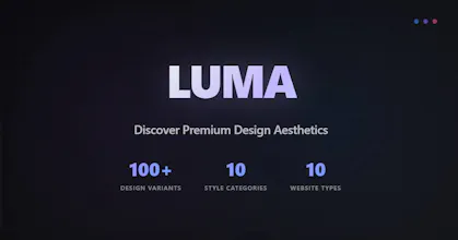 LUMA β Design Inspiration for Builders gallery image