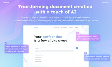 Docera - Your ultimate companion for professional and personal document creation