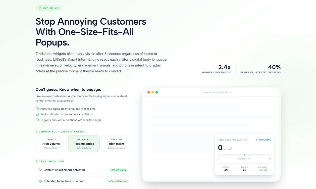 Liftsell - Screenshot 5 showing product features and functionality