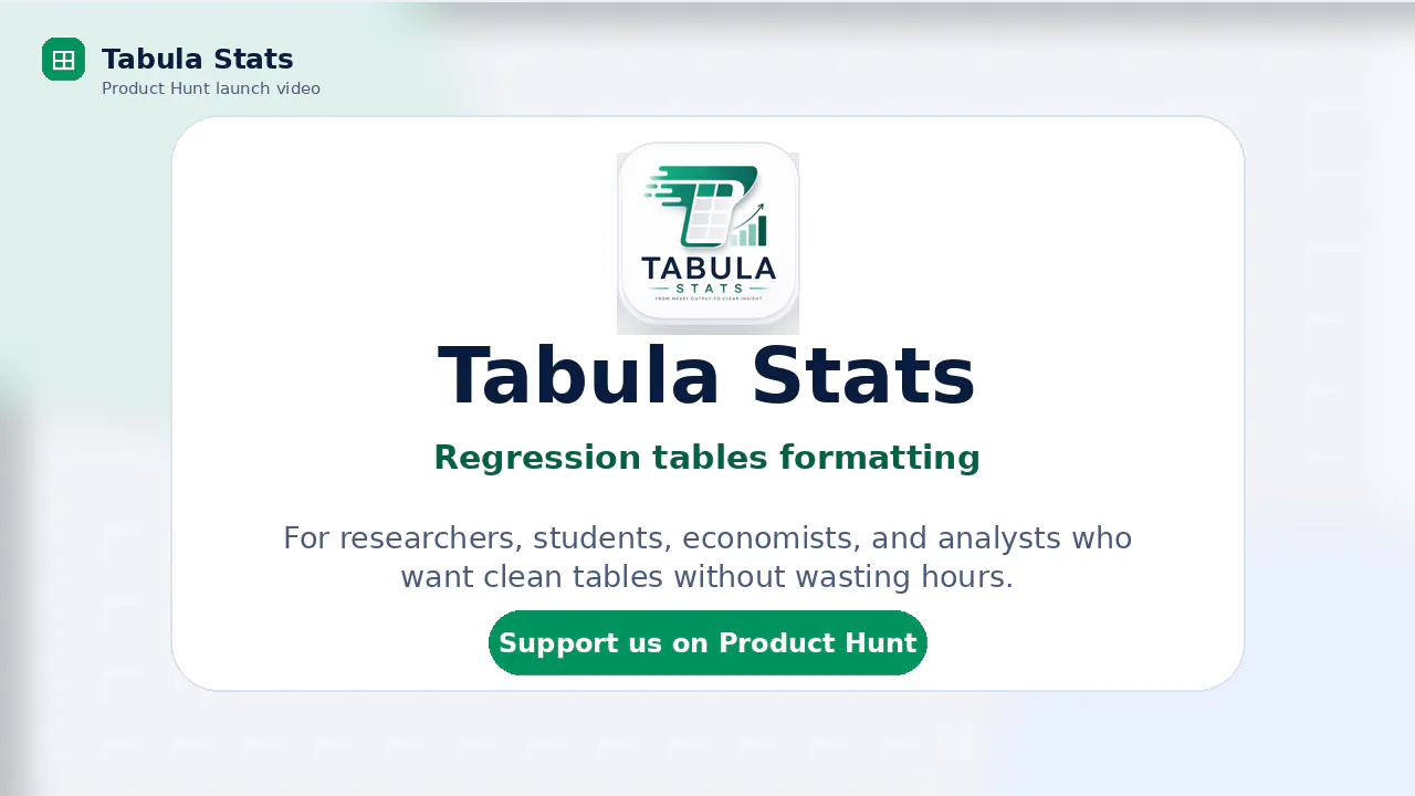 Tabula Stats gallery image