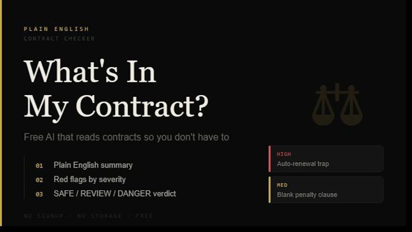 What's In My Contract? screenshot 1