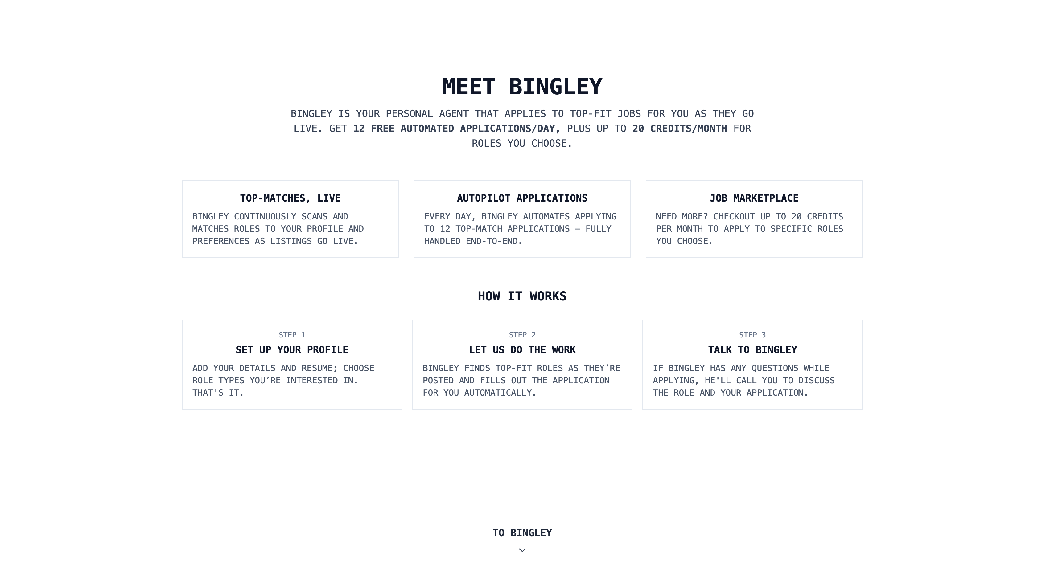 Bingley - Screenshot 3 showing product features and functionality