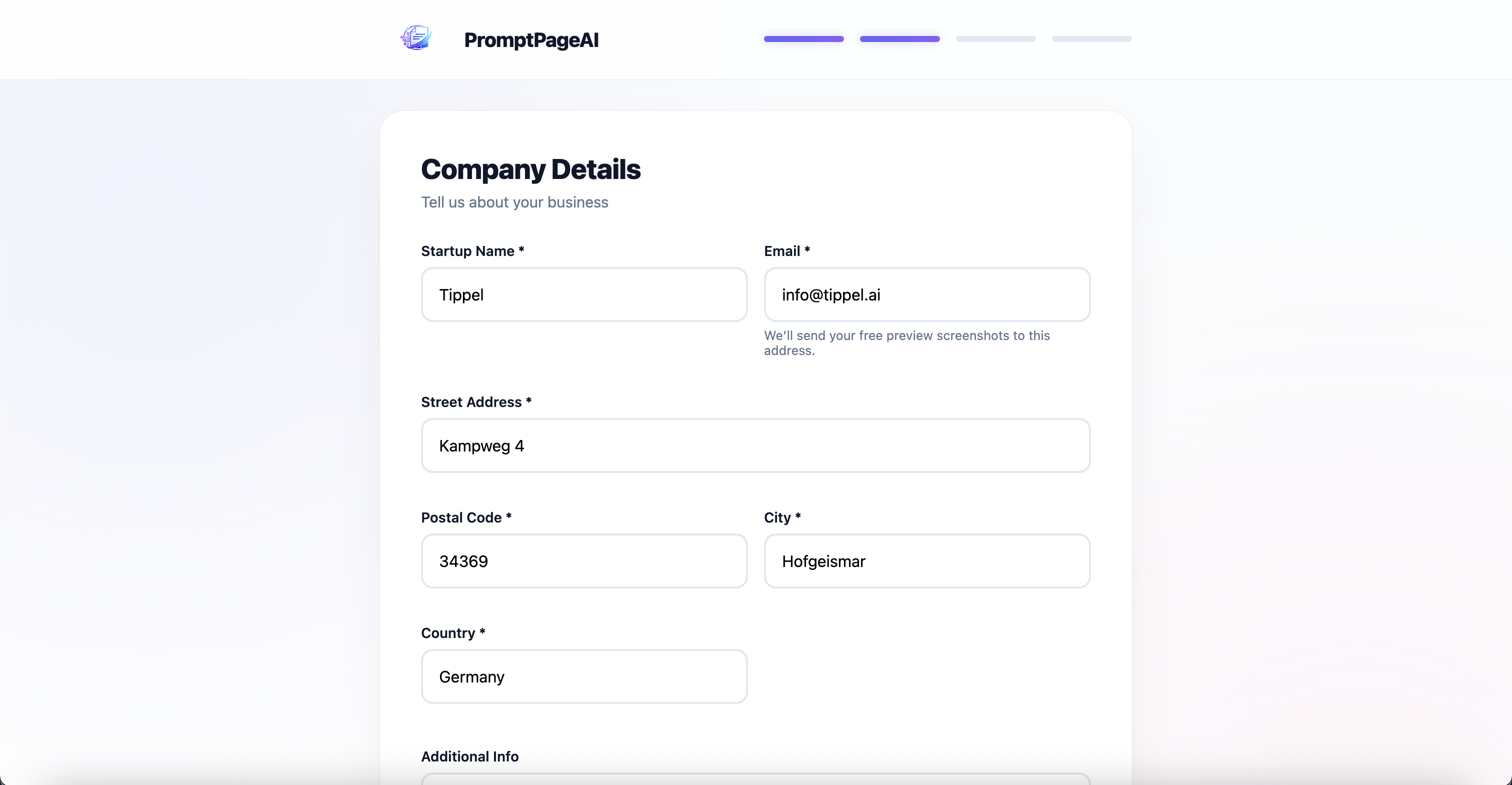 PromptPageAI gallery image
