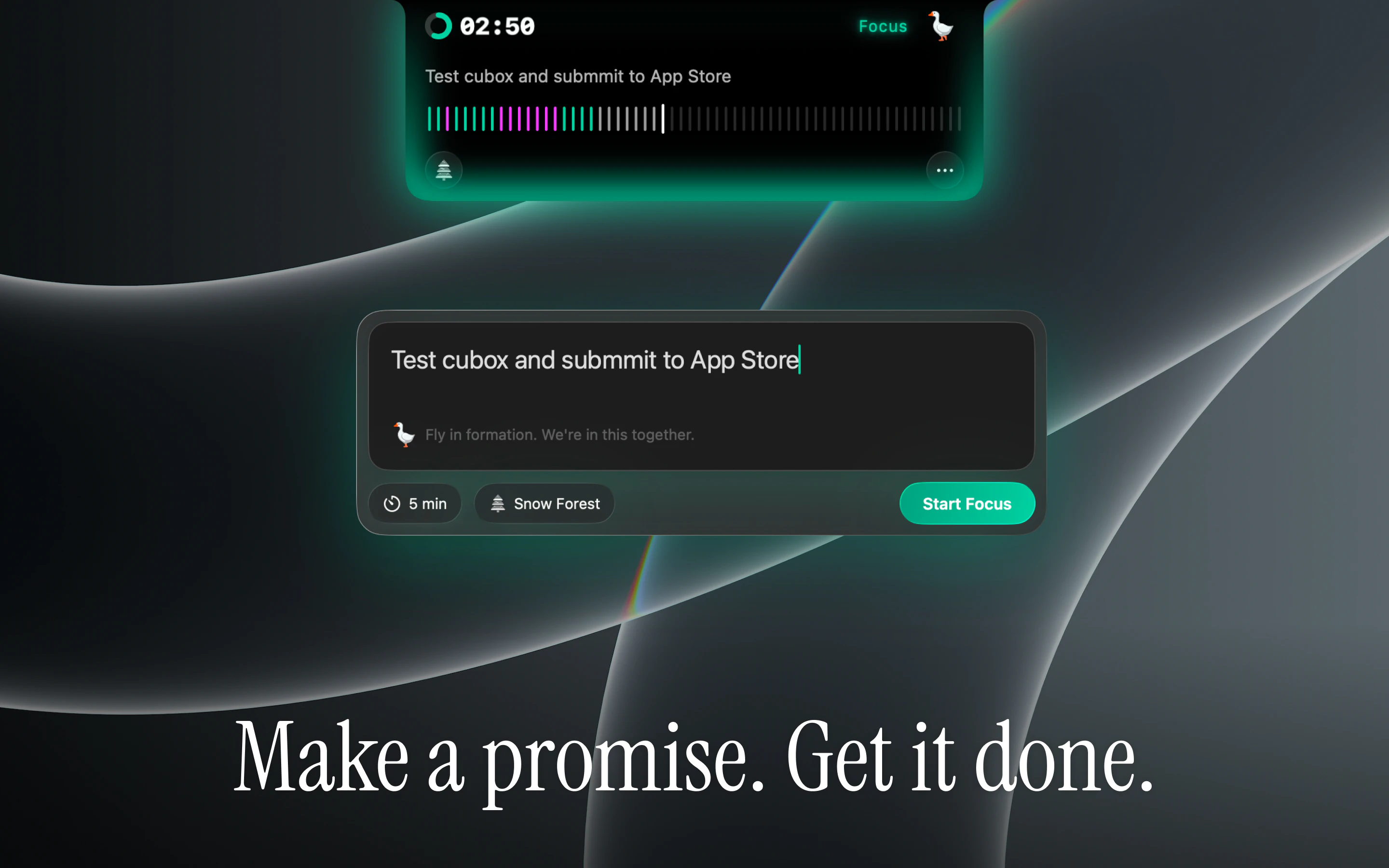 iPromise - AI focus buddy for deep work. screenshot 1