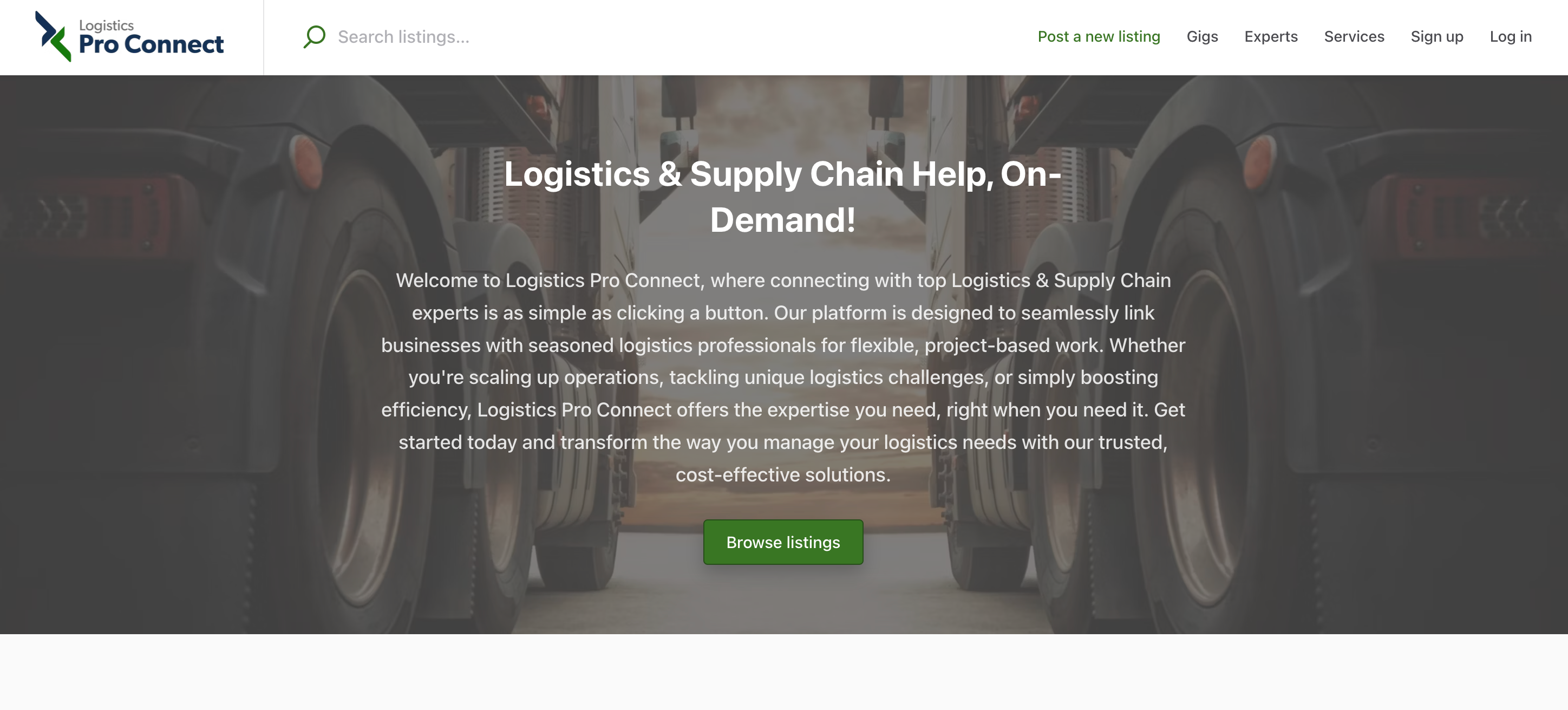 Logistics Pro Connect - Logística de expertos y ayuda de la cadena de suministro, bajo demanda media 1