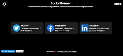 Social Banner gallery image