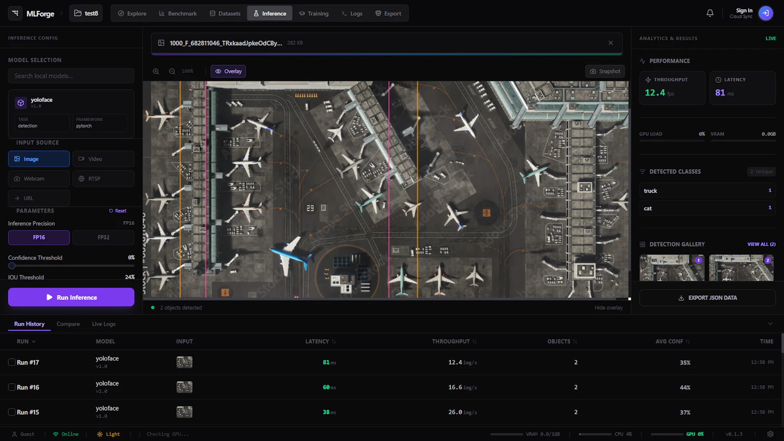MLForge screenshot 4