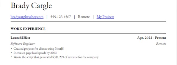Free Resume Builder gallery image