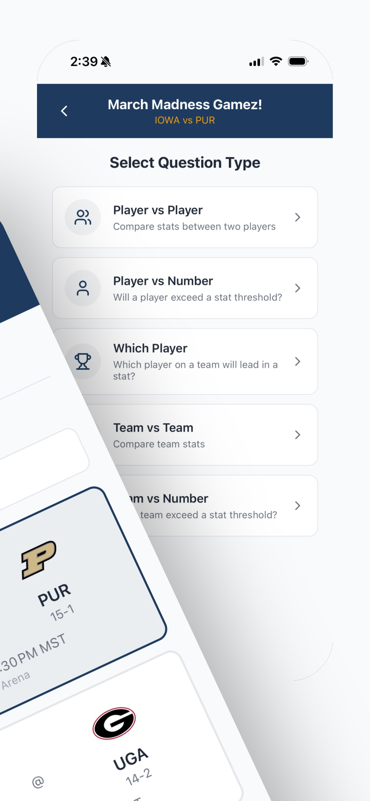 WatchMo Sports App - Screenshot 2 showing product features and functionality