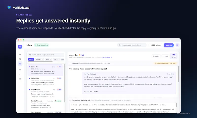 Verifiedlead.ai screenshot 9