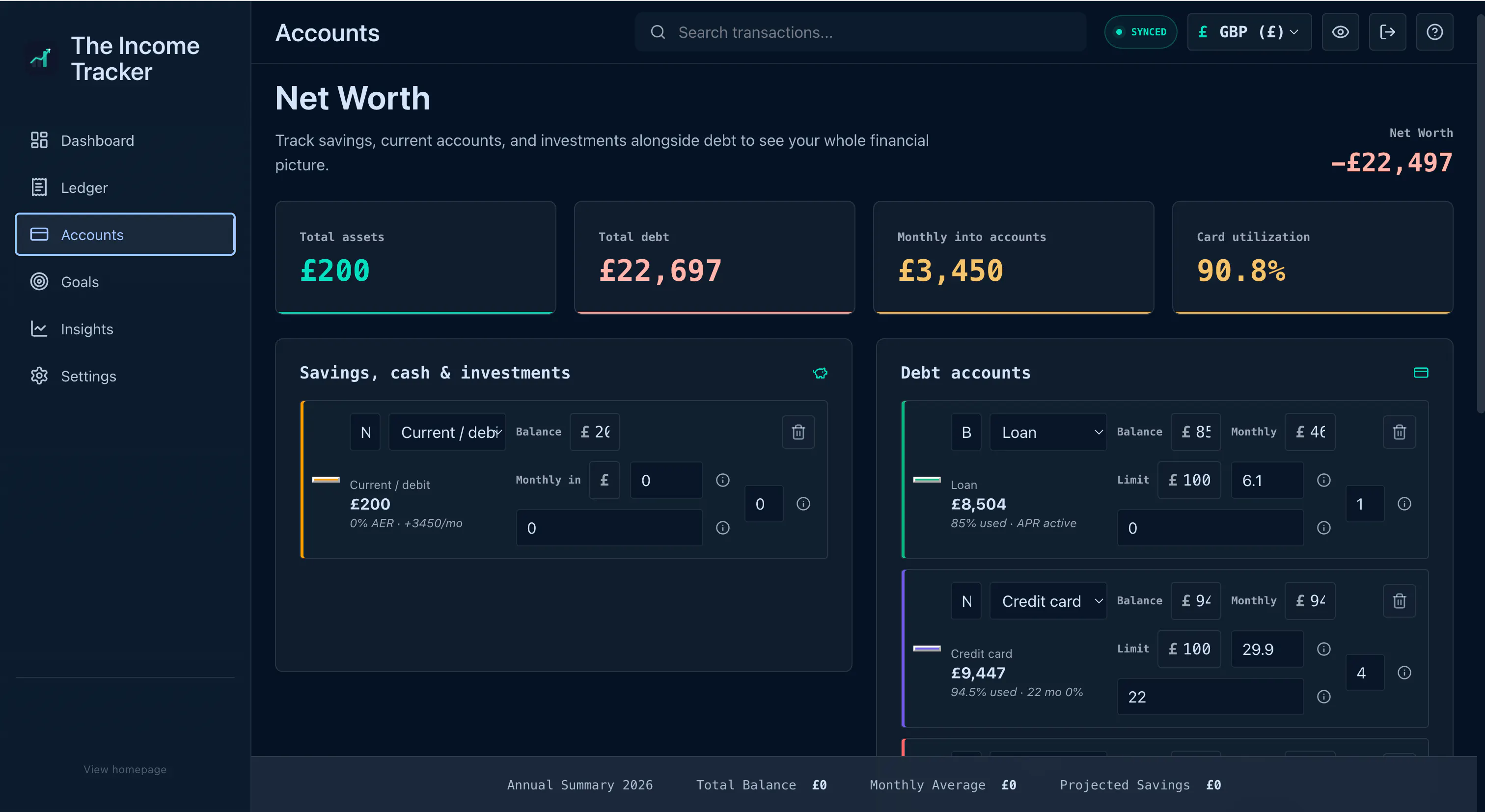 The Income Tracker gallery image