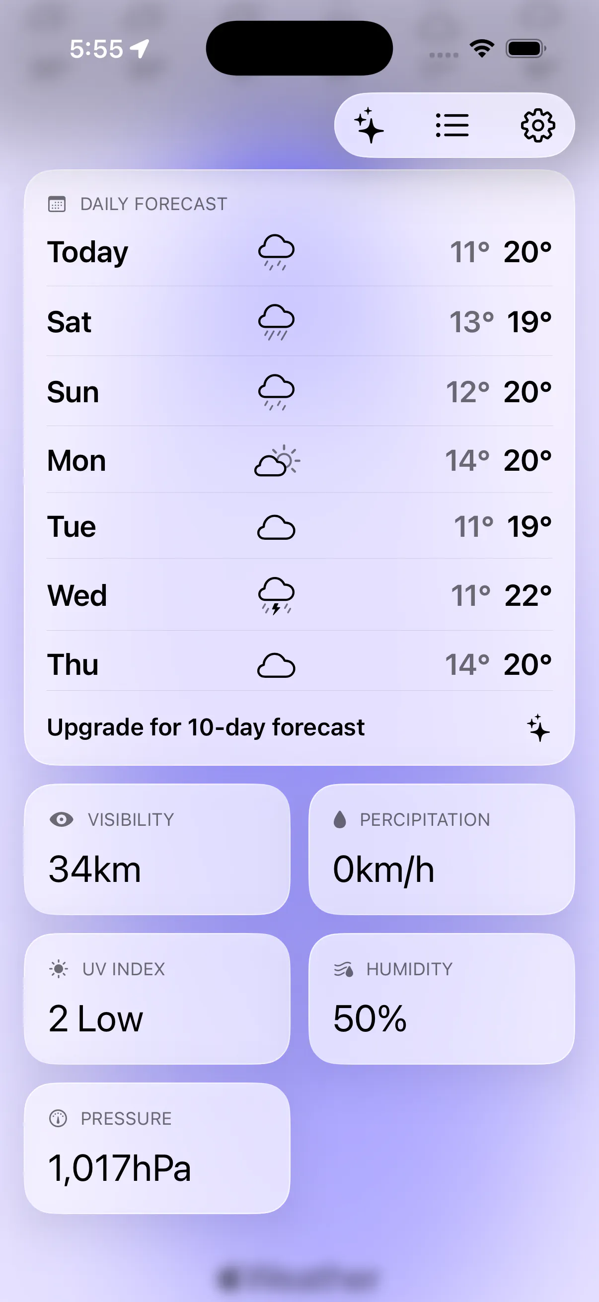 Drizzle: Weather with Haptics & Sounds gallery image