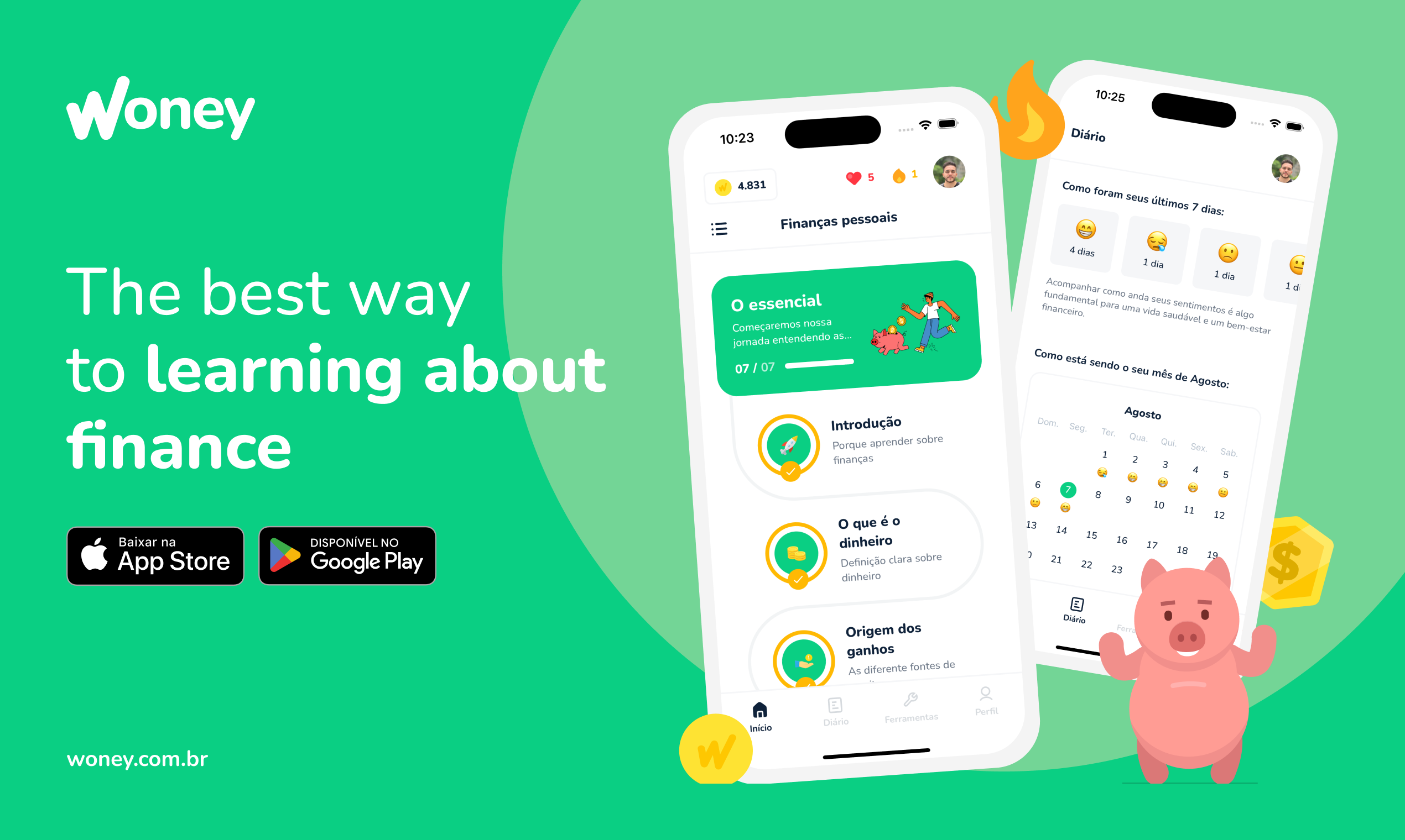 startuptile Woney-The free fun and effective way to learn about finances