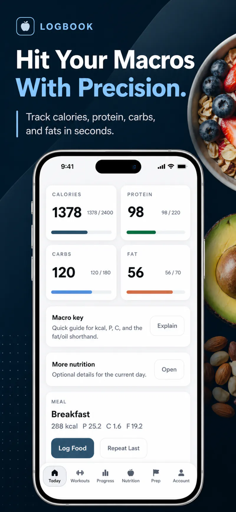 Logbook: Fitness Tracker screenshot 2
