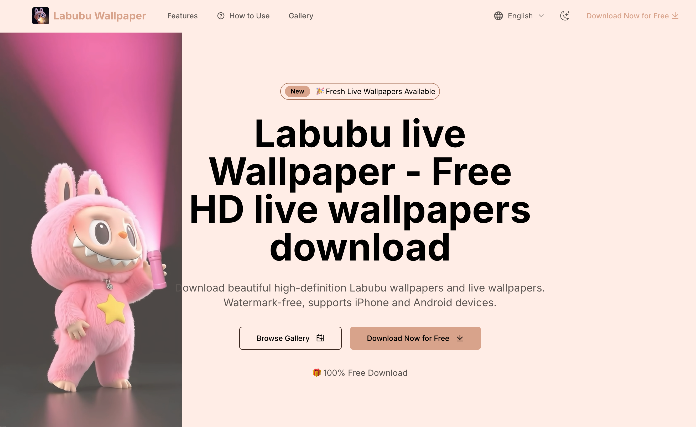Labubu live Wallpaper gallery image