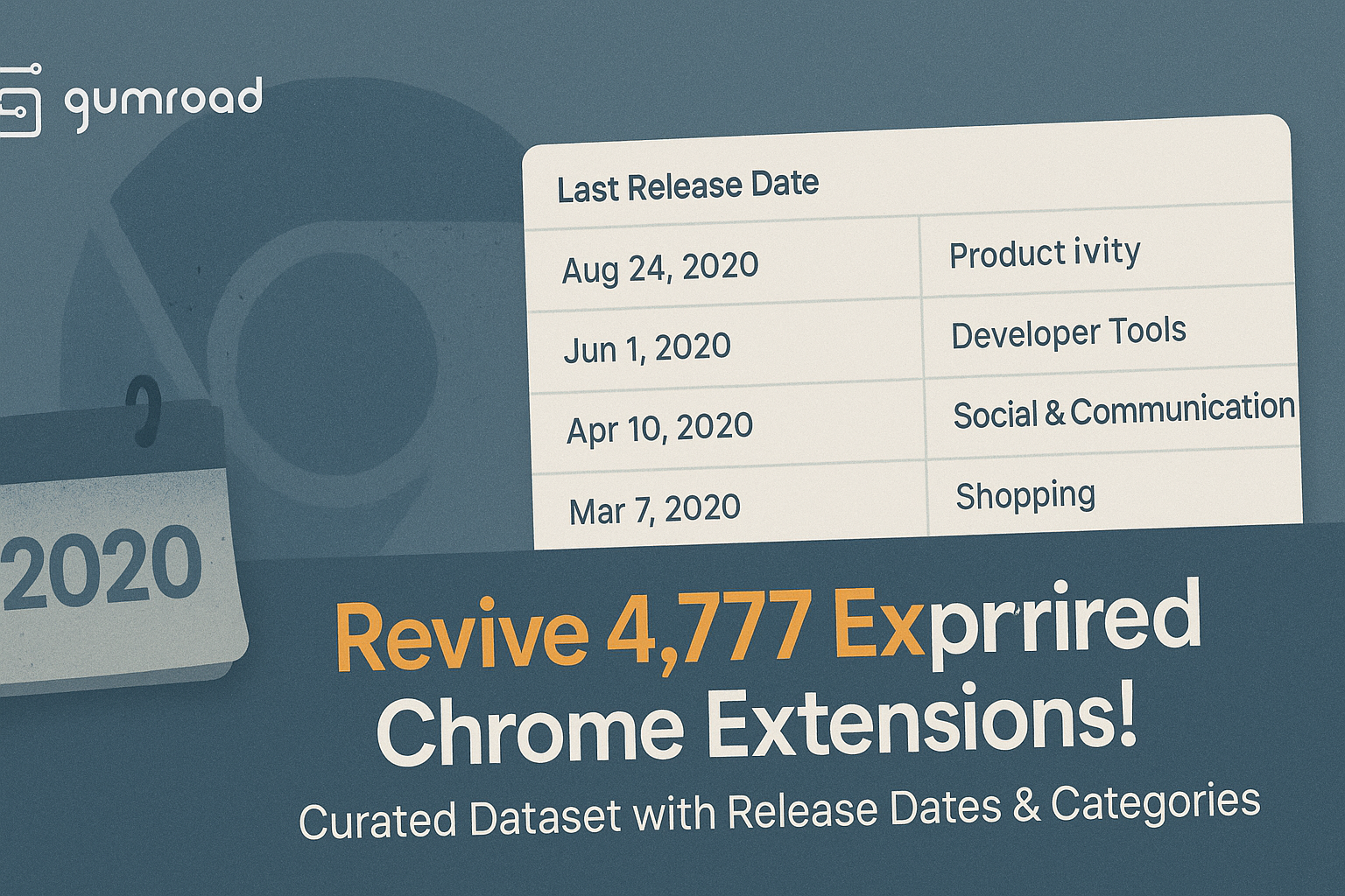 過期的Chrome擴展復興套件 - 查找，復活並重新推出已驗證的Chrome Extensions media 3