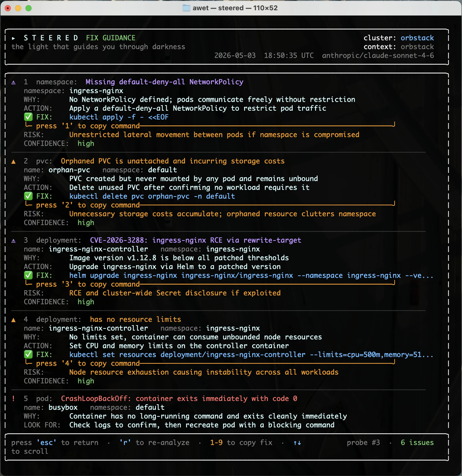 steered screenshot 2