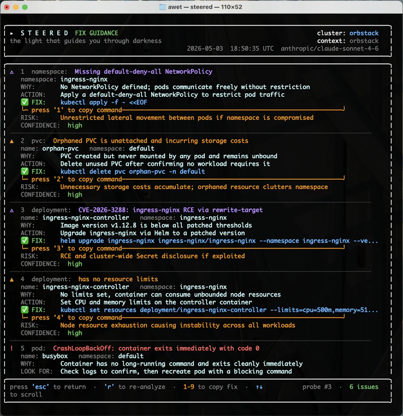 steered screenshot 2