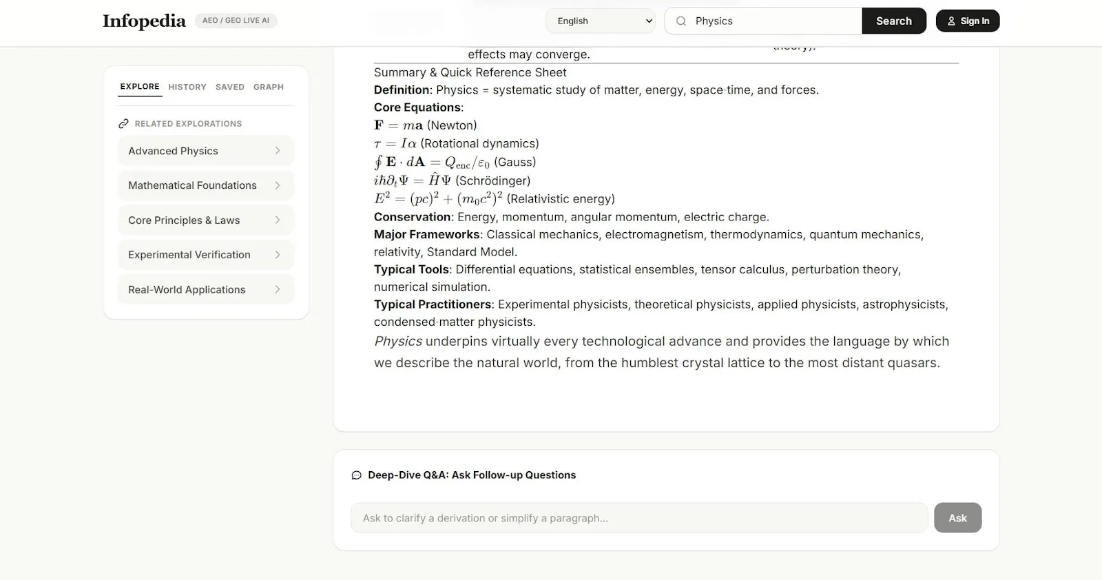 Infopedia | Academic Intelligence screenshot 4