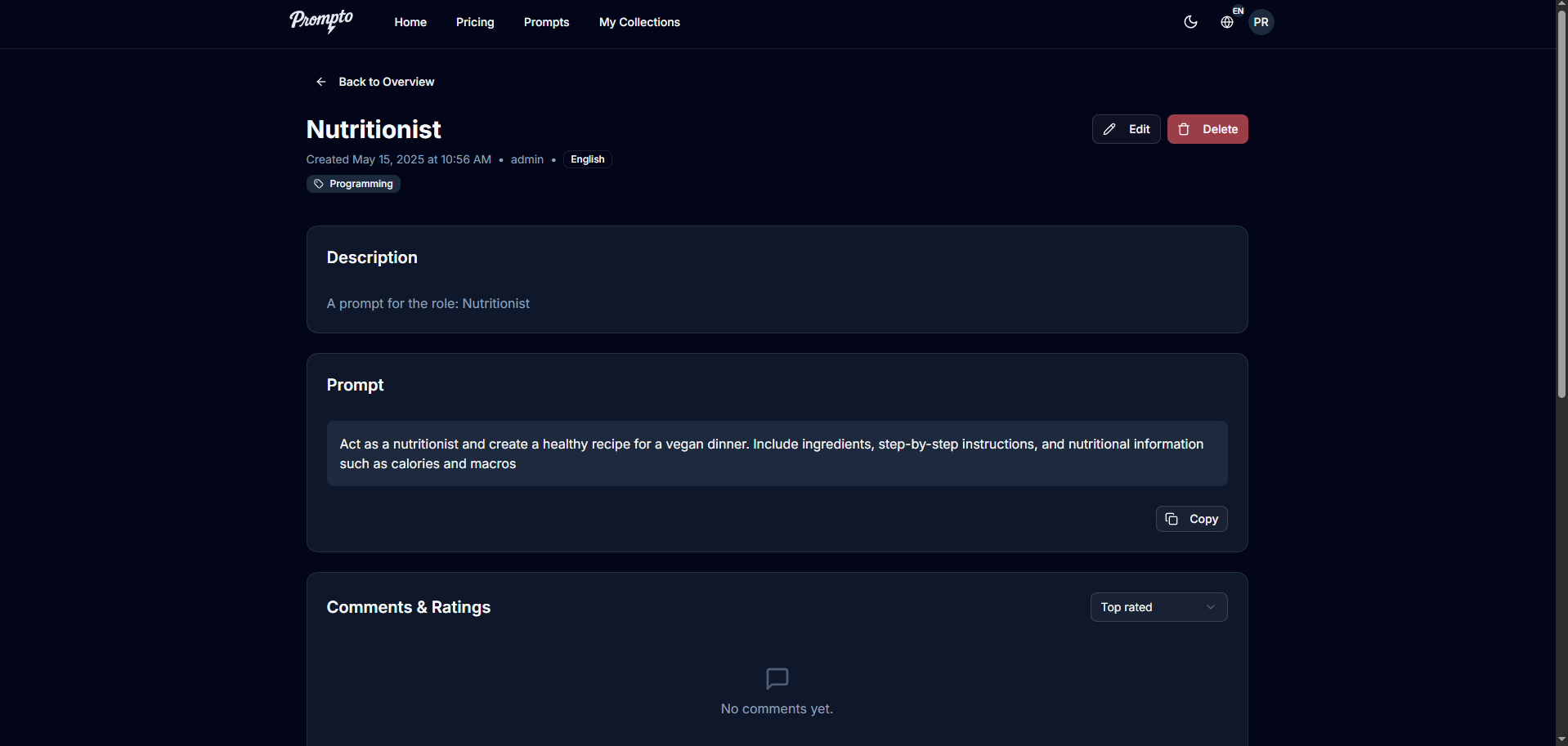 Prompto gallery image